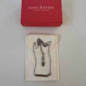 James Avery Faith Horizontal Bar Necklace